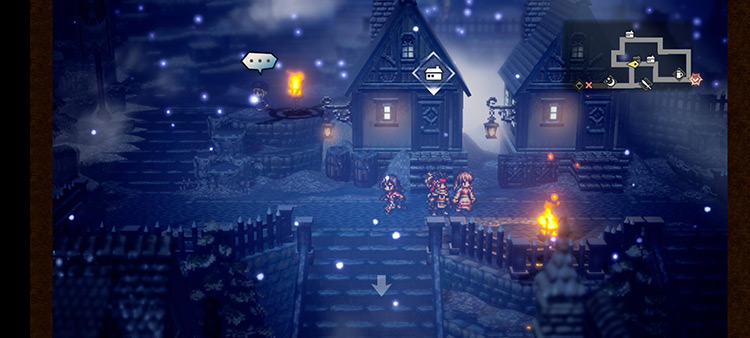 Emberglow Town (NPCs & Map) / Octopath Traveler: COTC