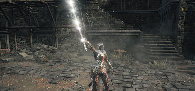 Sword Buffed with Blessed Weapon (DS3)