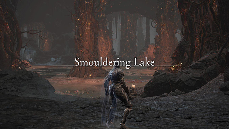 The entrance to Smouldering Lake / DS3