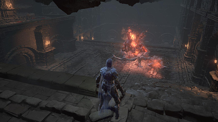 The Fire Demon in the underground chamber / DS3