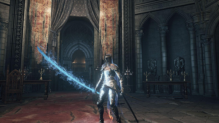 A sword buffed by Magic Weapon / DS3