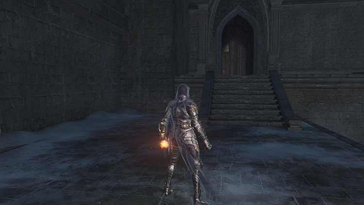 The back entrance to the Pontiff Sulyvahn cathedral / DS3