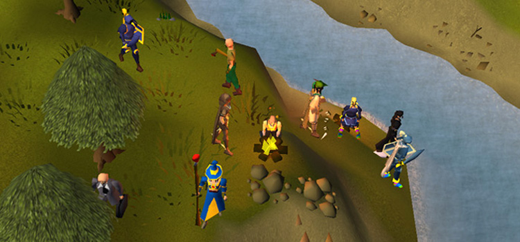 Community cooking at the barbarian village (OSRS)