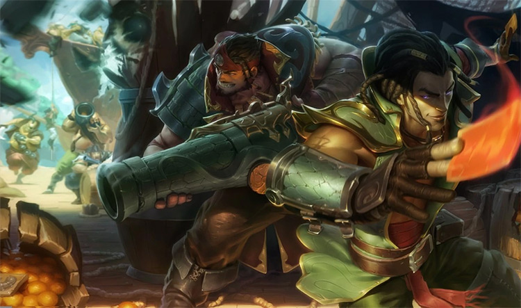 Cutthroat Graves Skin Splash Image from League of Legends