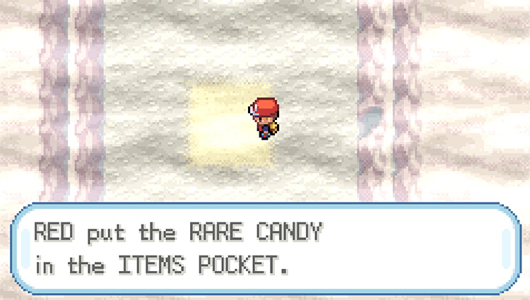 Obtaining a Rare Candy from the Lost Cave / Pokémon FRLG