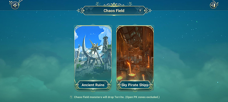 Chaos Field Maps / Ni No Kuni: Cross Worlds