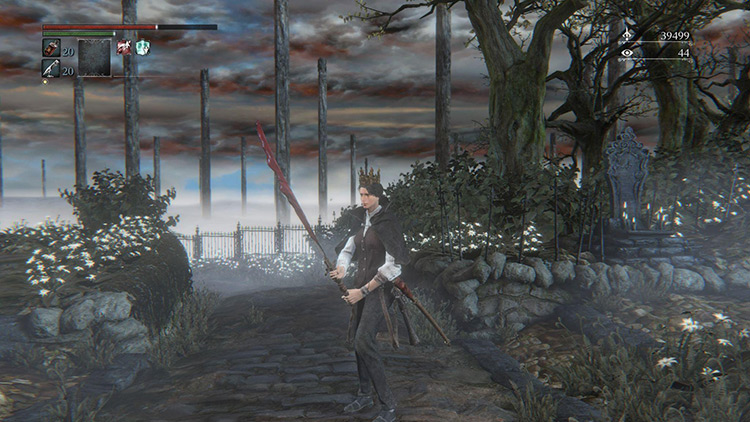 The Chikage in its alternate form. This form slowly damages the player over time. / Bloodborne