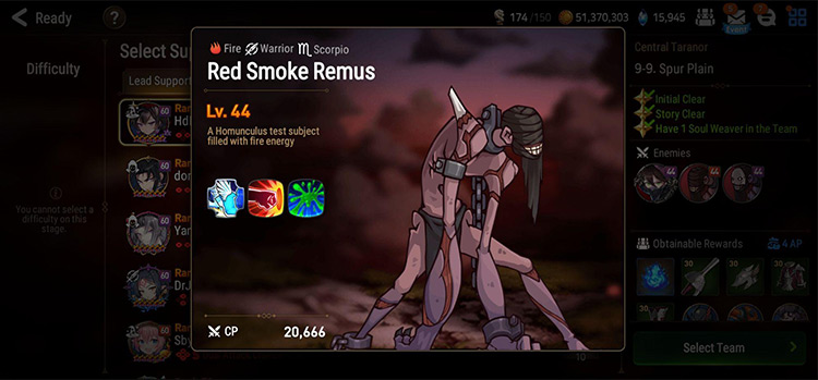 Red Smoke Remus / Epic Seven