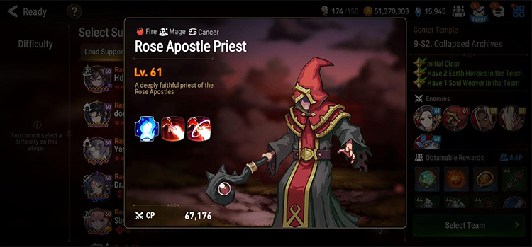 Rose Apostle Priest / Epic Seven
