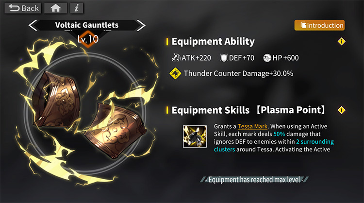 Voltaic Gauntlets is probably one of the strongest Equipments in the game / Alchemy Stars