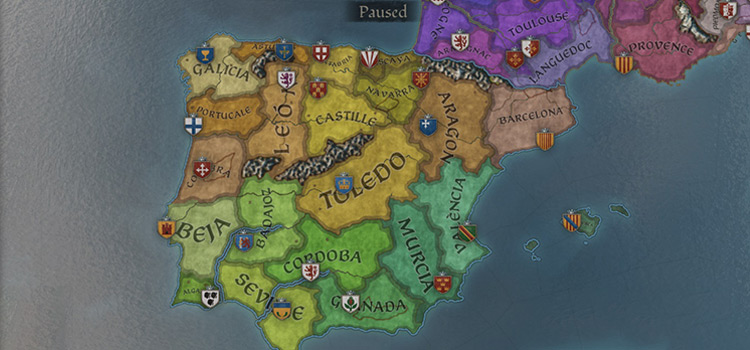 Iberian De Jure Duchies in CK3