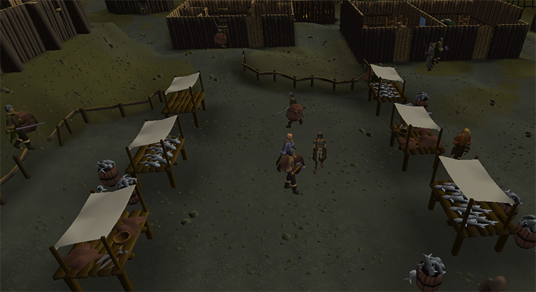 The teleport destination of the sea boots / Old School RuneScape