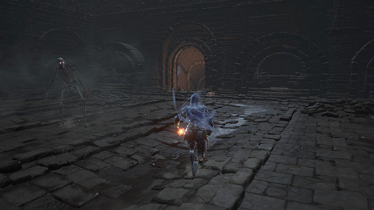 The archway at the back of the Fire Demon’s chamber / DS3