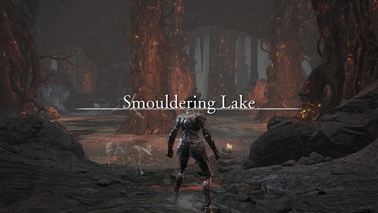 The entrance to Smouldering Lake / DS3