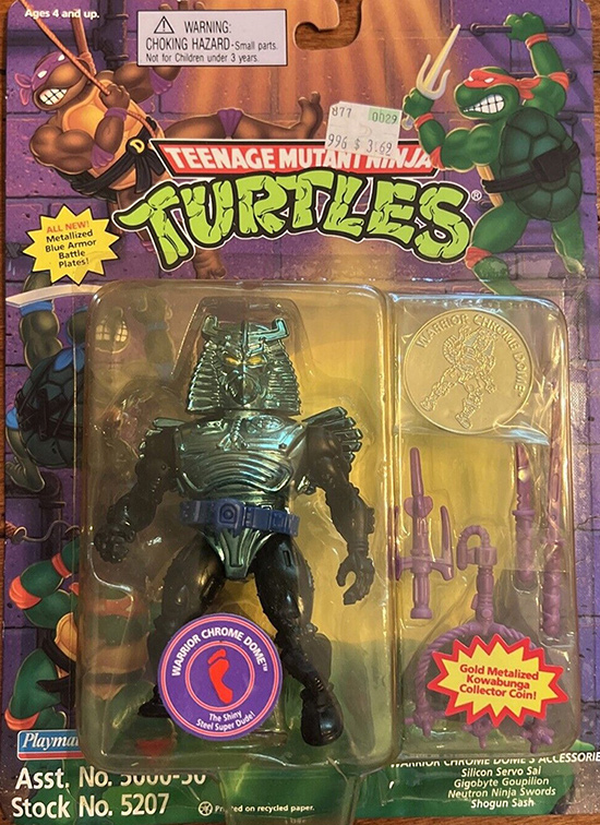 TMNT Warrior Chrome Dome Toy