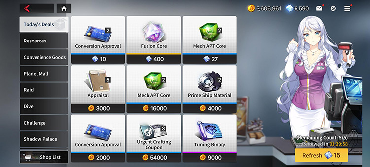 Today's Deals (Shop Items) / Counter:Side