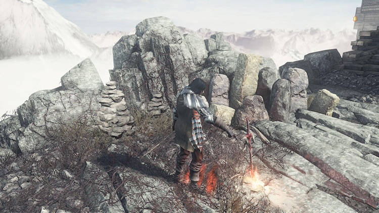 The Archdragon Peak Bonfire / Dark Souls 3