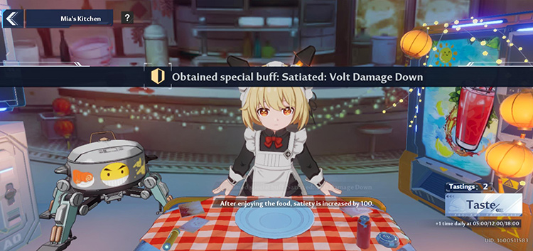 Mia's Kitchen (Buff Obtained) / Tower of Fantasy