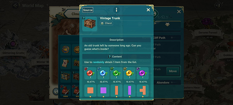 Vintage Trunk (Rewards List) / Ni No Kuni: Cross Worlds