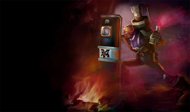 Riot Squad Singed Skin Splash Image from League of Legends