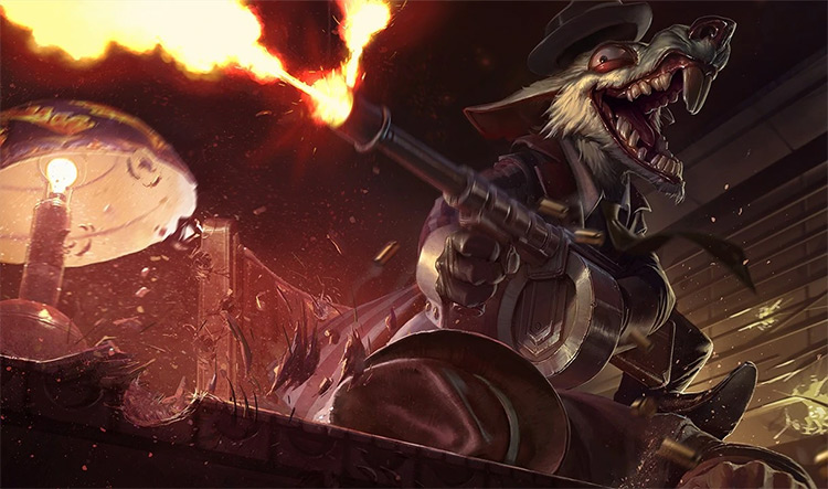 Crime City Twitch Skin Splash Image from League of Legends