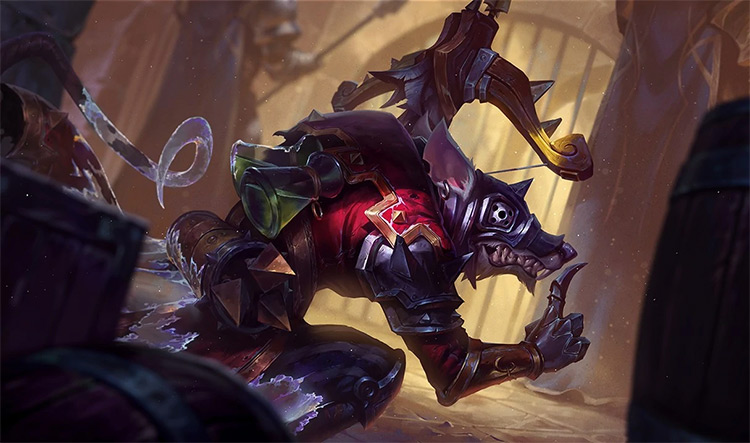 Medieval Twitch Skin Splash Image from League of Legends