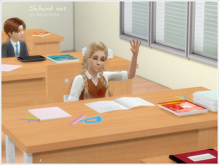 School Set by Severinka_ / TS4 CC