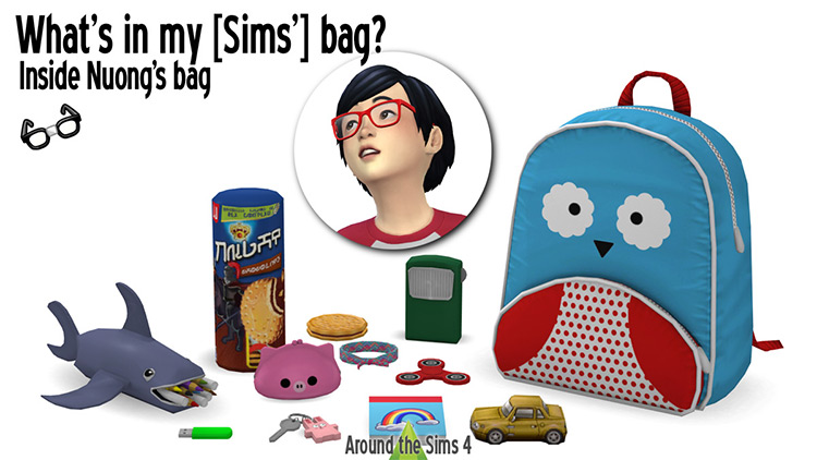 What’s in my [Sims’] Bag? by Around the Sims 4 / Sims 4 CC