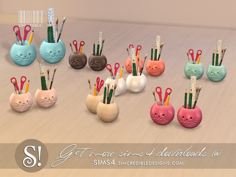 Sims 4 School Clutter CC  Pencils  Backpacks   More   FandomSpot - 16