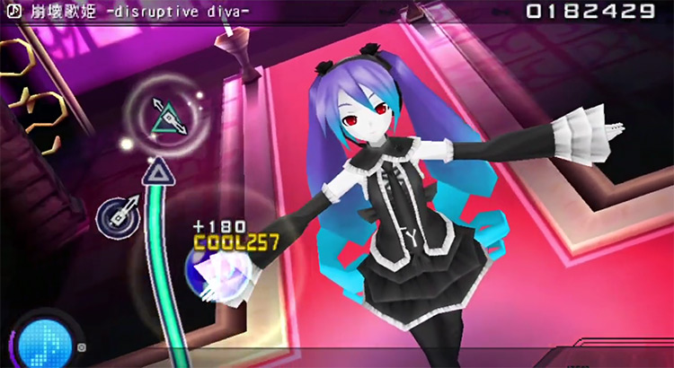 Hatsune Miku Project DIVA Extend (JP) (2011) gameplay screenshot