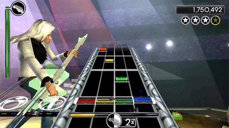 Rock Band Unplugged (2009) gameplay screenshot