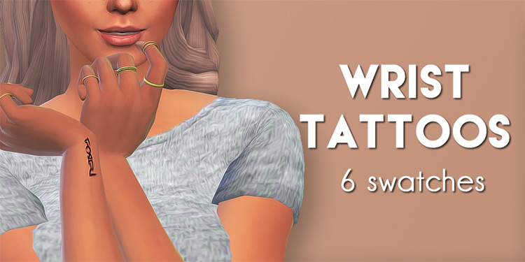 Wrist Tattoos / TS4 CC