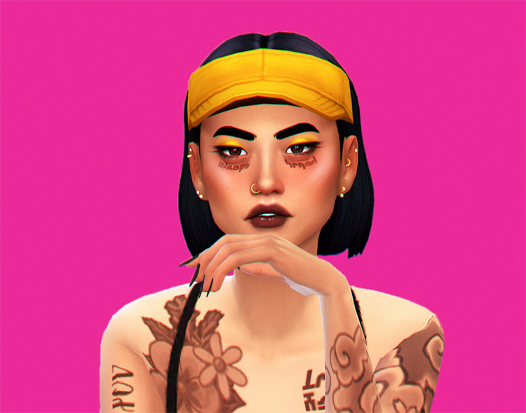 Best Simlish CC Tattoos for The Sims 4  All Free    FandomSpot - 49