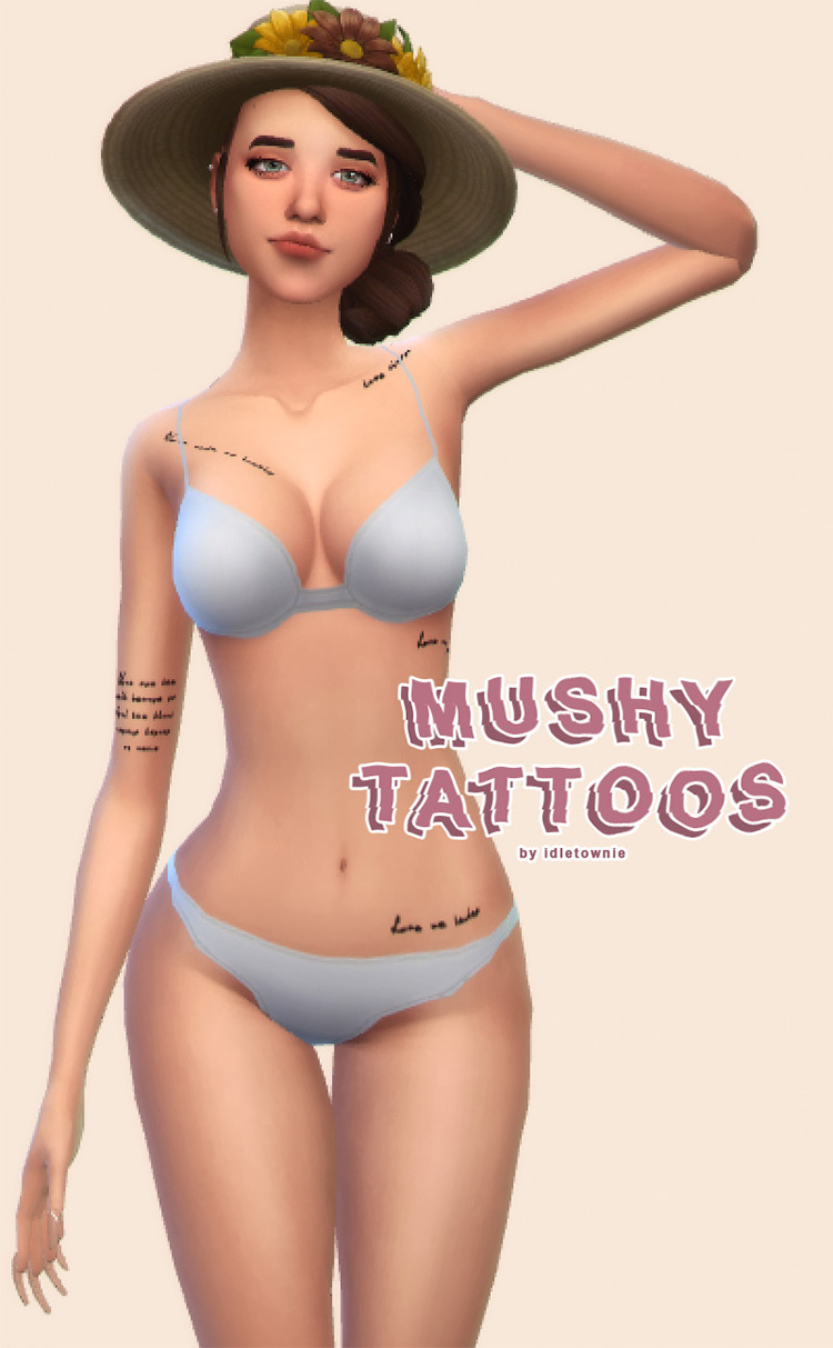 Best Simlish CC Tattoos for The Sims 4  All Free    FandomSpot - 8