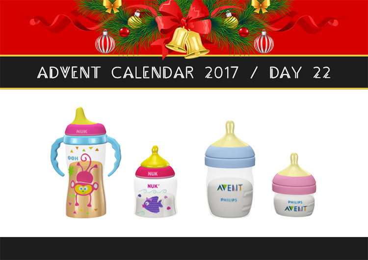 Toddler Sippy Cup & Bottles / TS4 CC