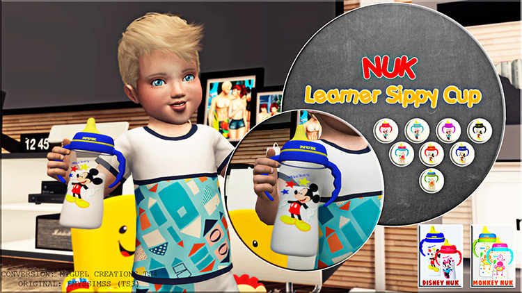 NUK Learner Sippy Cup / Sims 4 CC