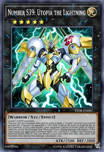 Number S39: Utopia the Lightning Yu-Gi-Oh Card