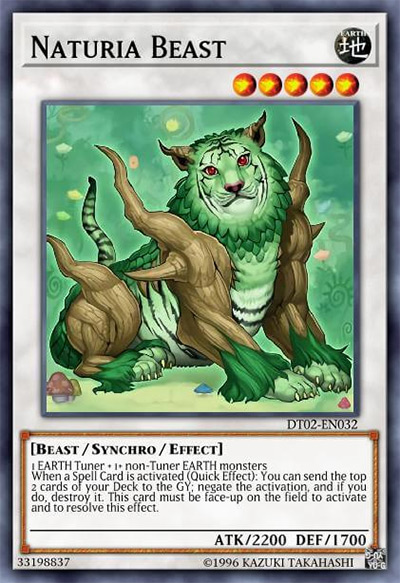 Naturia Beast Yu-Gi-Oh Card