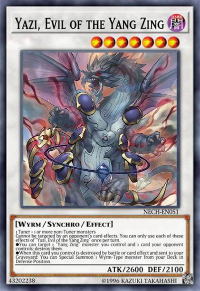 Yazi, Evil of the Yang Zing Yu-Gi-Oh Card