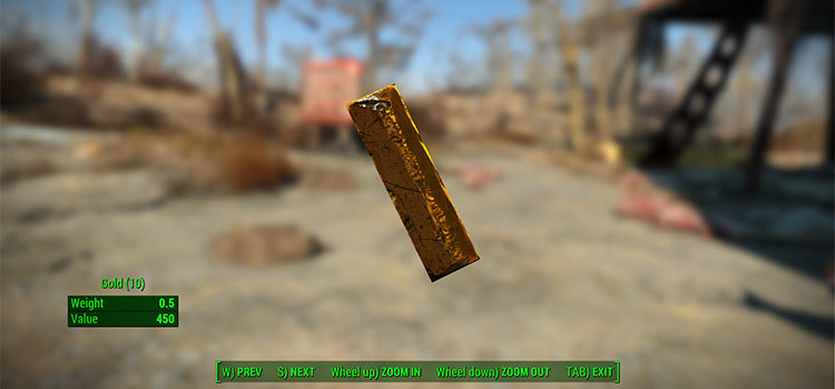 Single Bar of Gold in FO4