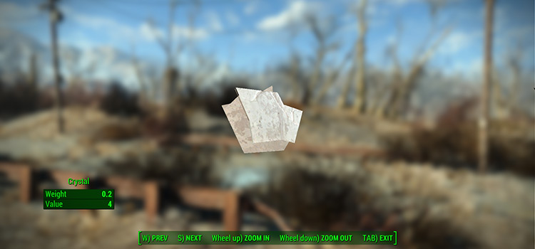 A piece of Crystal in FO4