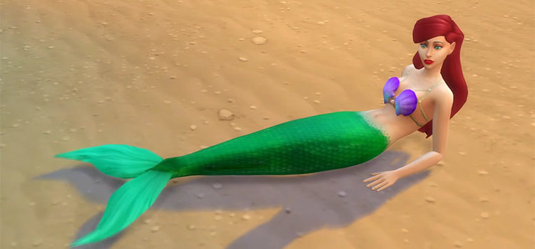 Ariel Mermaid Tail CC (TS4)