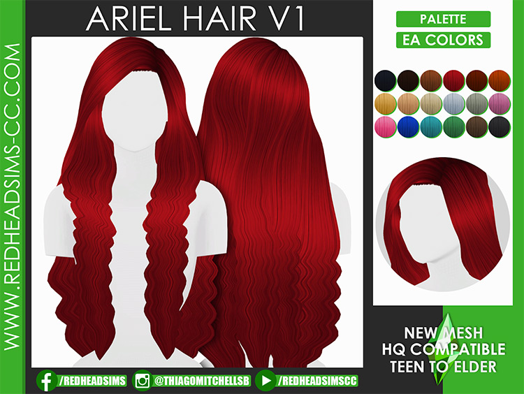 Sims 4 Ariel   Little Mermaid CC  The Ultimate List   FandomSpot - 85