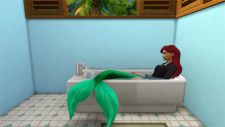 Ariel Mermaid Tail / Sims 4 CC