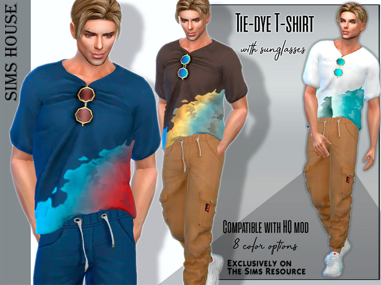 Sims 4 Tie Dye Clothes CC  Guys   Girls    FandomSpot - 66