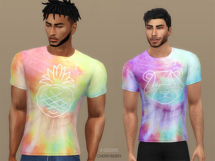 Sims 4 Tie Dye Clothes CC  Guys   Girls    FandomSpot - 80