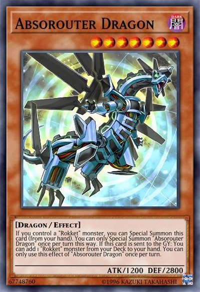 Absorouter Dragon YGO Card