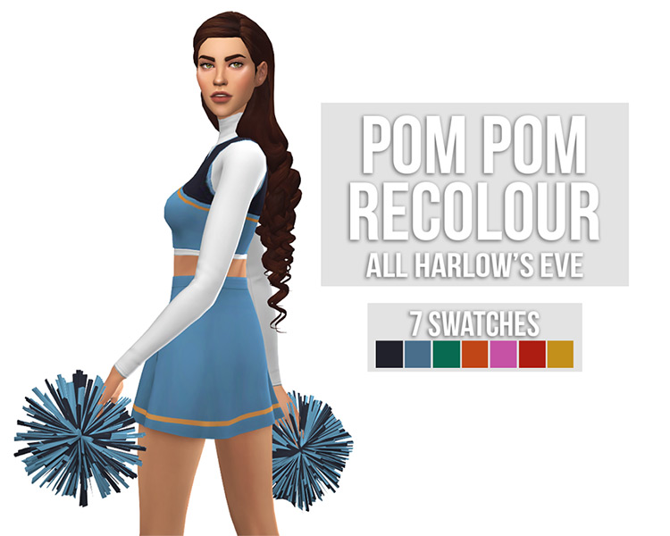 Sims 4 Maxis Match Cheerleader CC  All Free    FandomSpot - 94