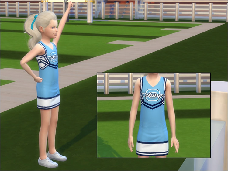 Sims 4 Maxis Match Cheerleader CC  All Free    FandomSpot - 12