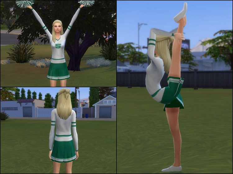 Sims 4 Maxis Match Cheerleader CC  All Free    FandomSpot - 77